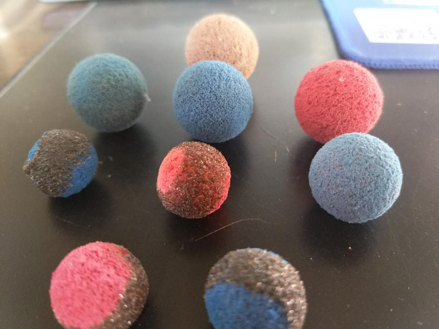 海綿膠球，金剛砂膠球